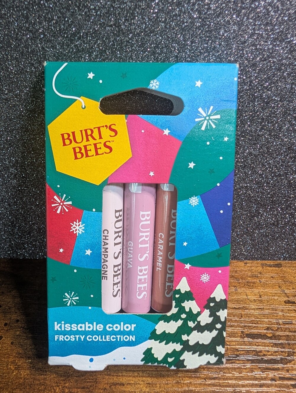 Burt's Bees Kissable Color the Frosty Collection Lip Shimmer 3 Pack